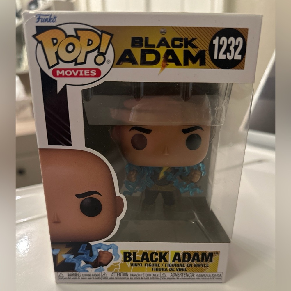 Funko Pop! Movie Black Adam (Dwayne Johnson) NWB - Picture 2 of 6